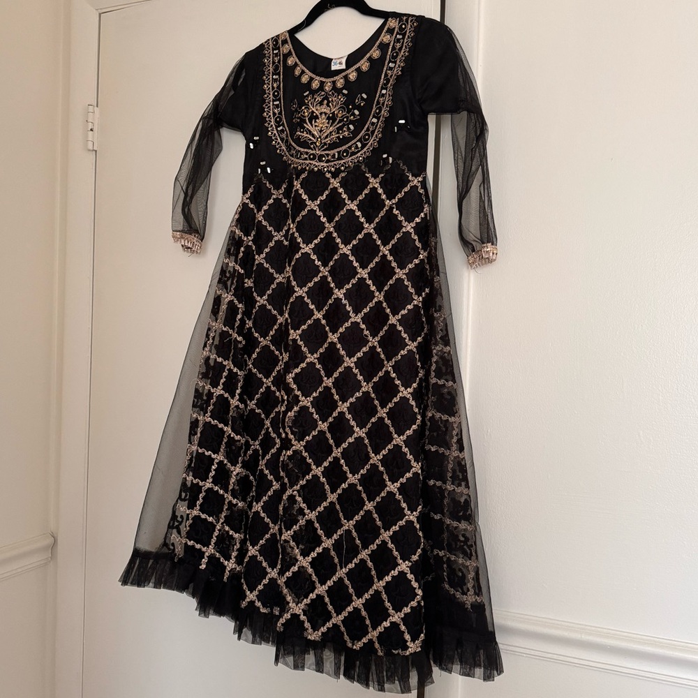 2pc kids formal frock